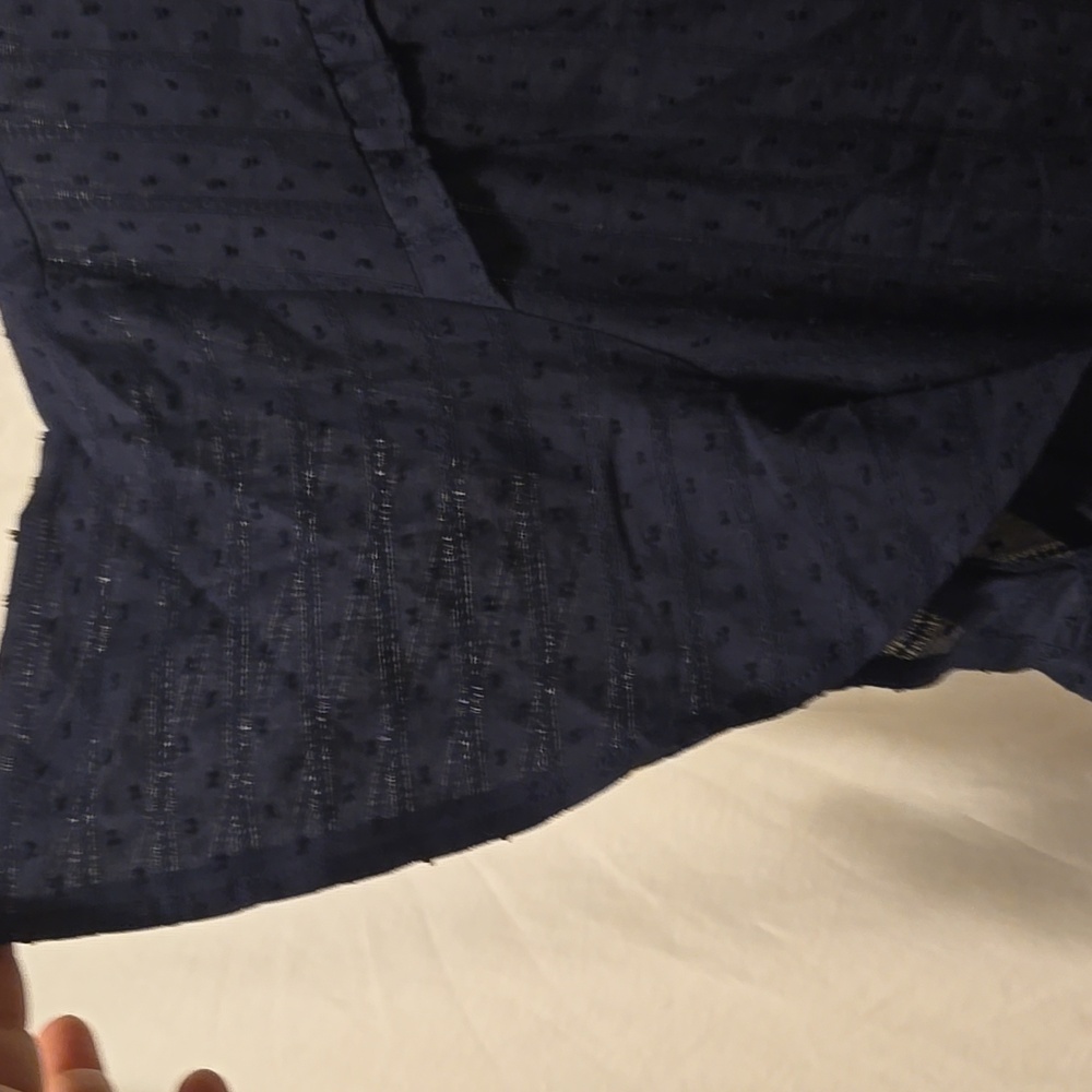 Lane Bryant Ruffle Flutter Sleeve Top Size 26 - image 3